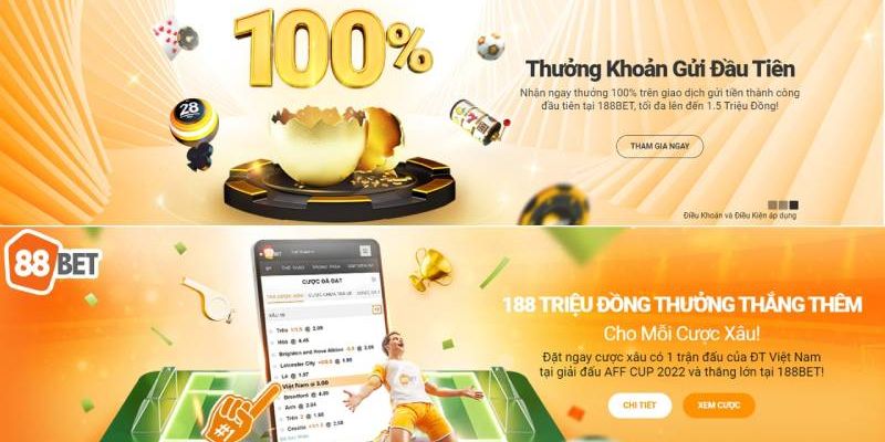 Hàng loạt các ưu đãi hot hit dành cho thành viên của nhà cái